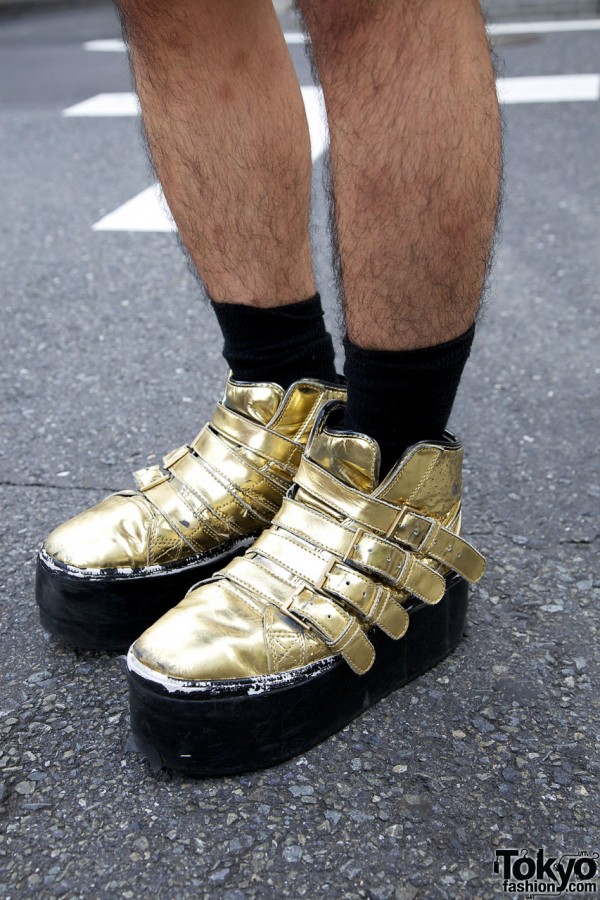 Resale gold sneakers from Dog