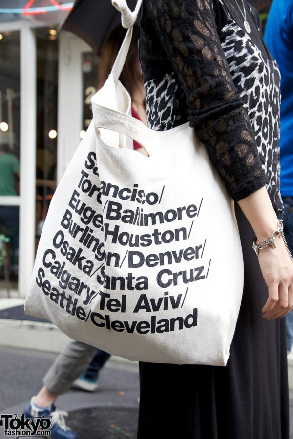 American Apparel tote bag