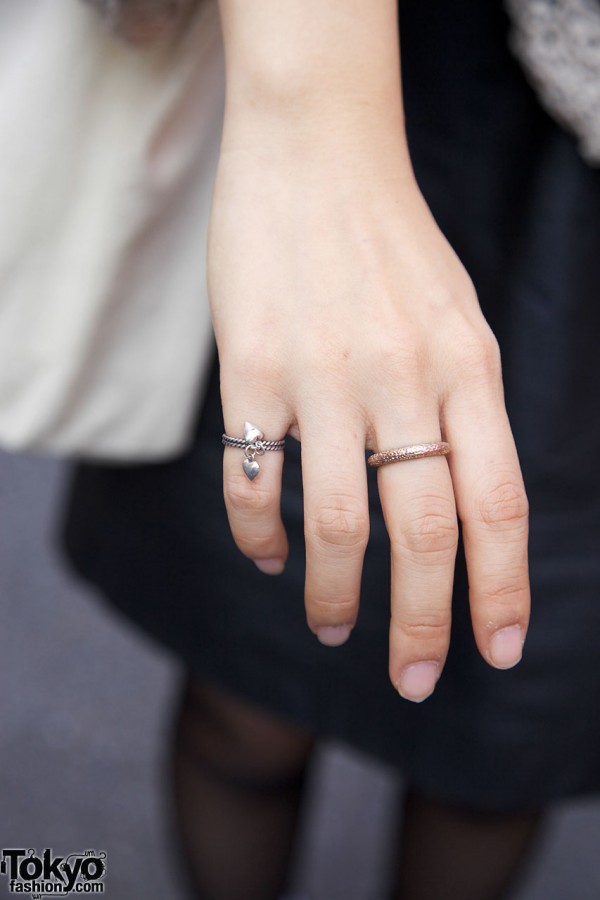 Gold & silver rings in Harajuku