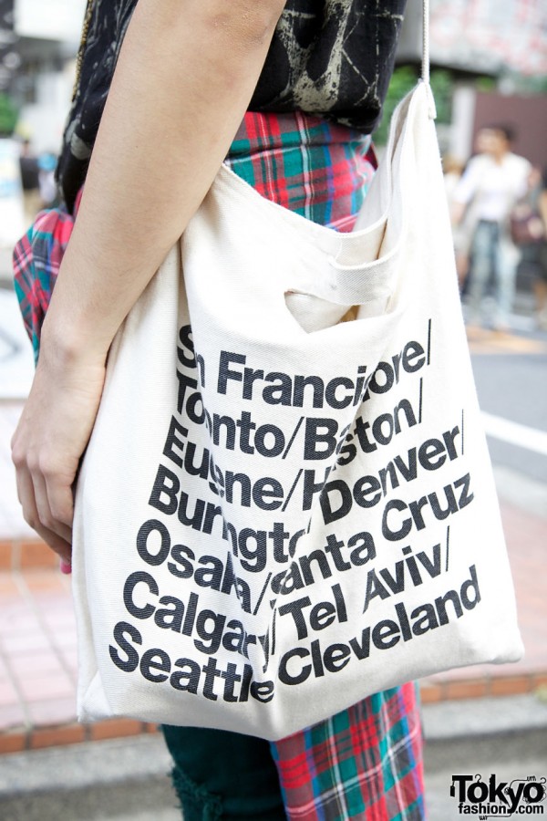 American Apparel bag in Harajuku