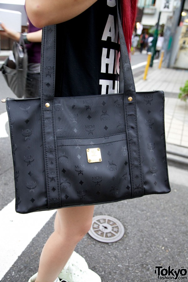 MCM bag in Harajuku