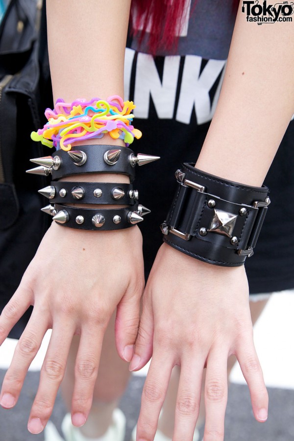 Gilfy & monomania bracelets in Harajuku