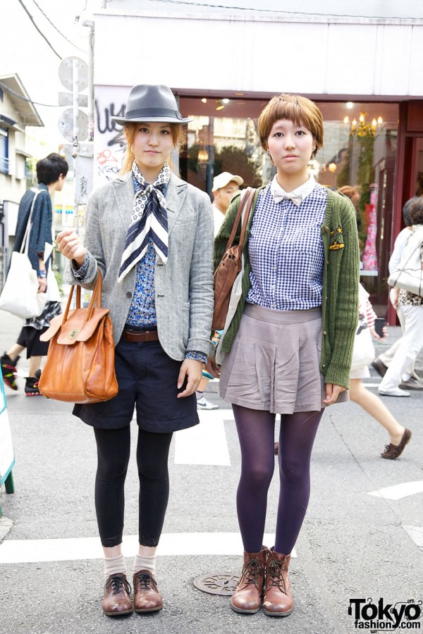 Harajuku Girls’ MacPhee Jacket & Fedora vs. Pleated Skirt & Liberty Bow Tie