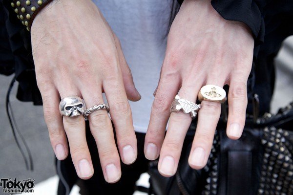 Vivienne Westwood rings in Harajuku