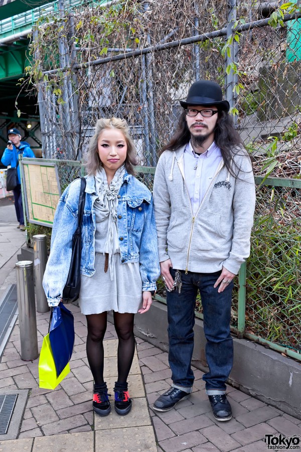 Acid Wash Jacket & Hoodie in Shibuya