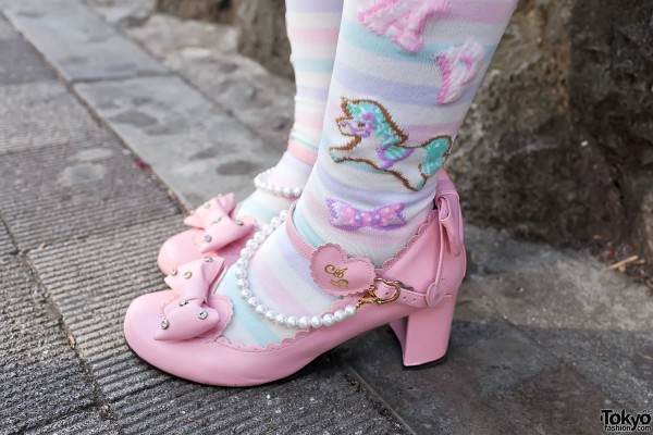Angelic Pretty Pink Lolita Shoes