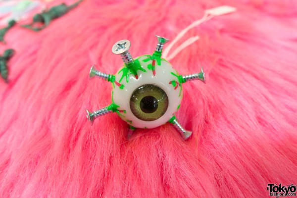 Broken Doll Eyeball Necklace