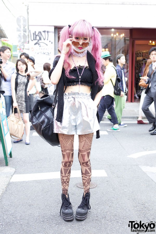 Juria Nakagawa in Bubbles Harajuku Fashion