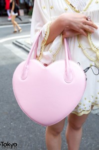 Milk Harajuku Heart Handbag