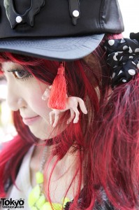Hair tassel & plastic pony hair decorations