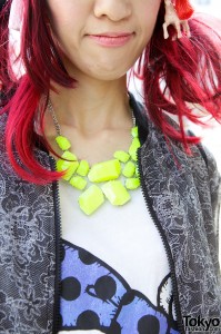 Yellow stone necklace from Monomania