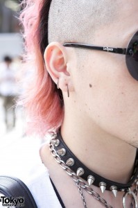 Silver Earrings in Harajuku