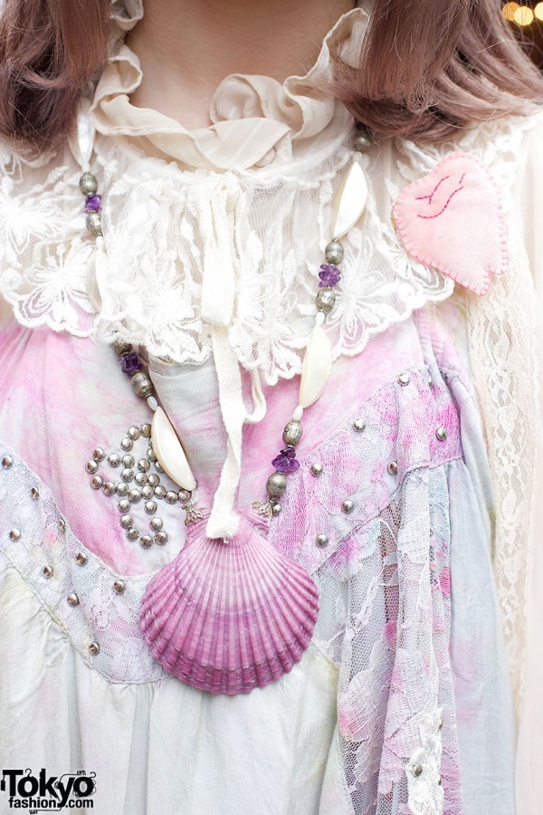 The Virgin Mary Seashell Necklace