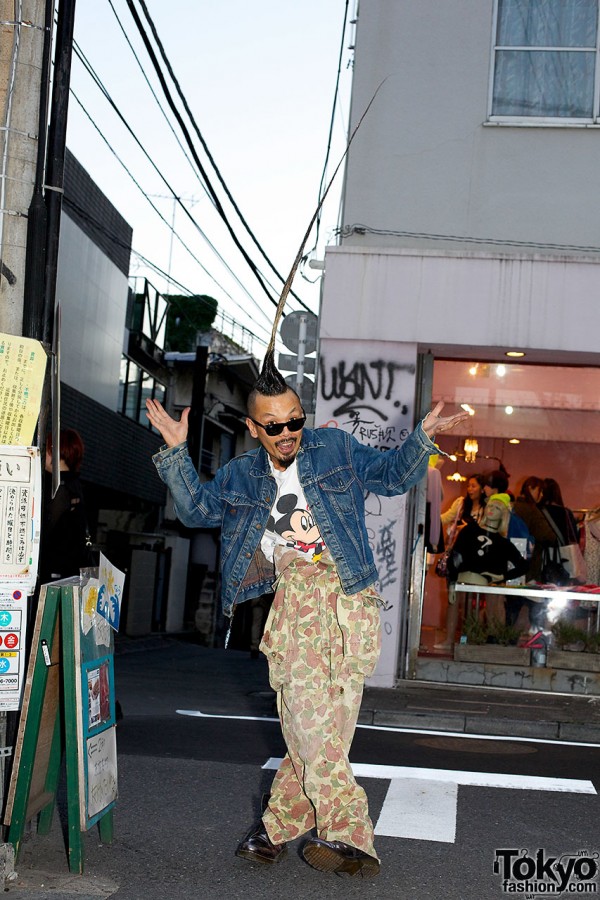 Worlds Tallest Mohawk in Harajuku