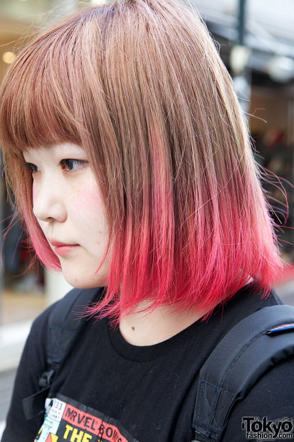 Pink Ombre Hair Tokyo Fashion News