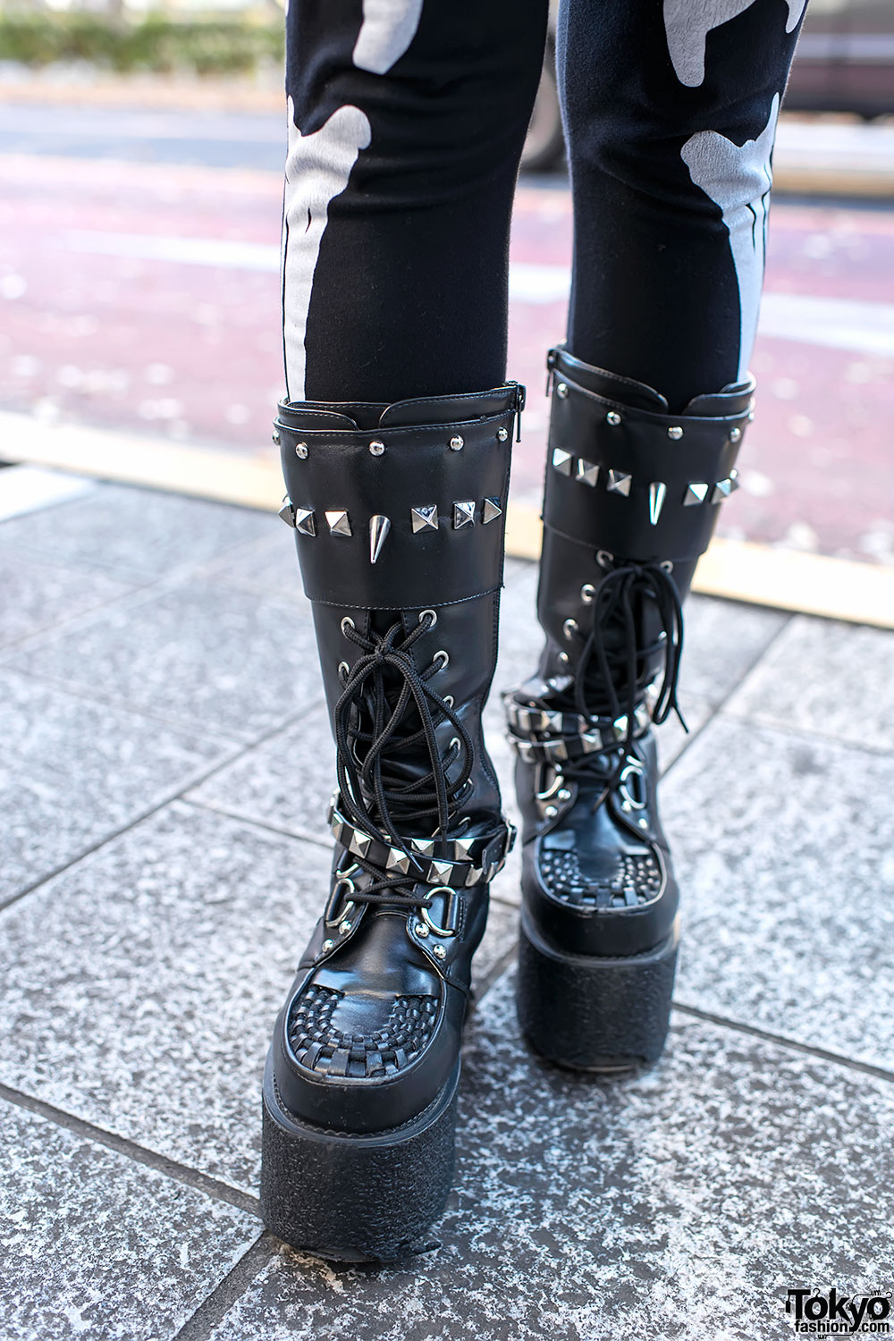 Spiked Punk Platform Boots – Tokyo Fashion News