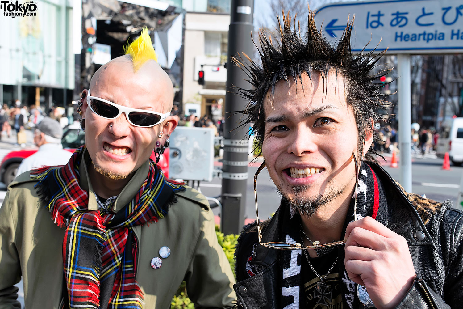 Two Japanese Punk Rockers Who We Couldn T Miss On The Street In Harajuku Japanese Punk Punk Culture Punk Rocker
