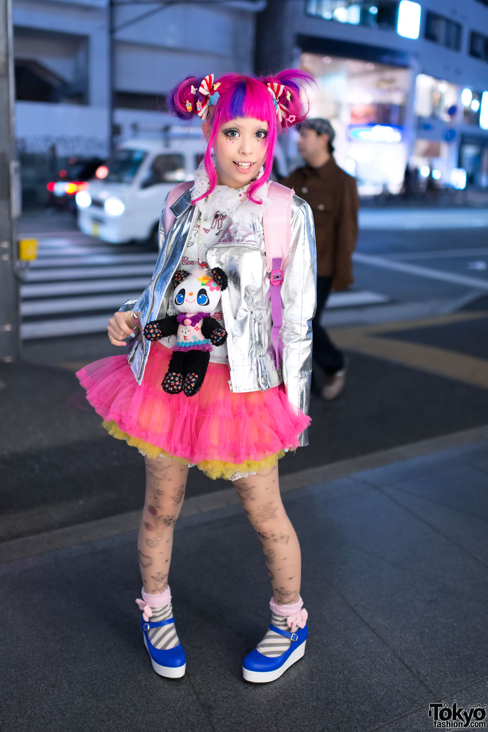 Haruka Kurebayashi S Super Kawaii Pink Hair And Fashion In Harajuku