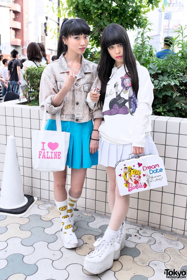 Asami and Riangel in Harajuku