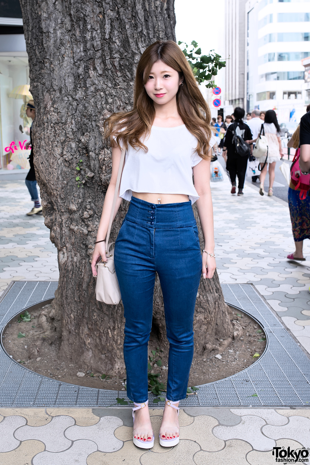 Her lip to】Tokyo High Rise Jeans 【blue】 - パンツ