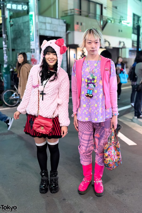 Pink Kawaii Harajuku Street Styles