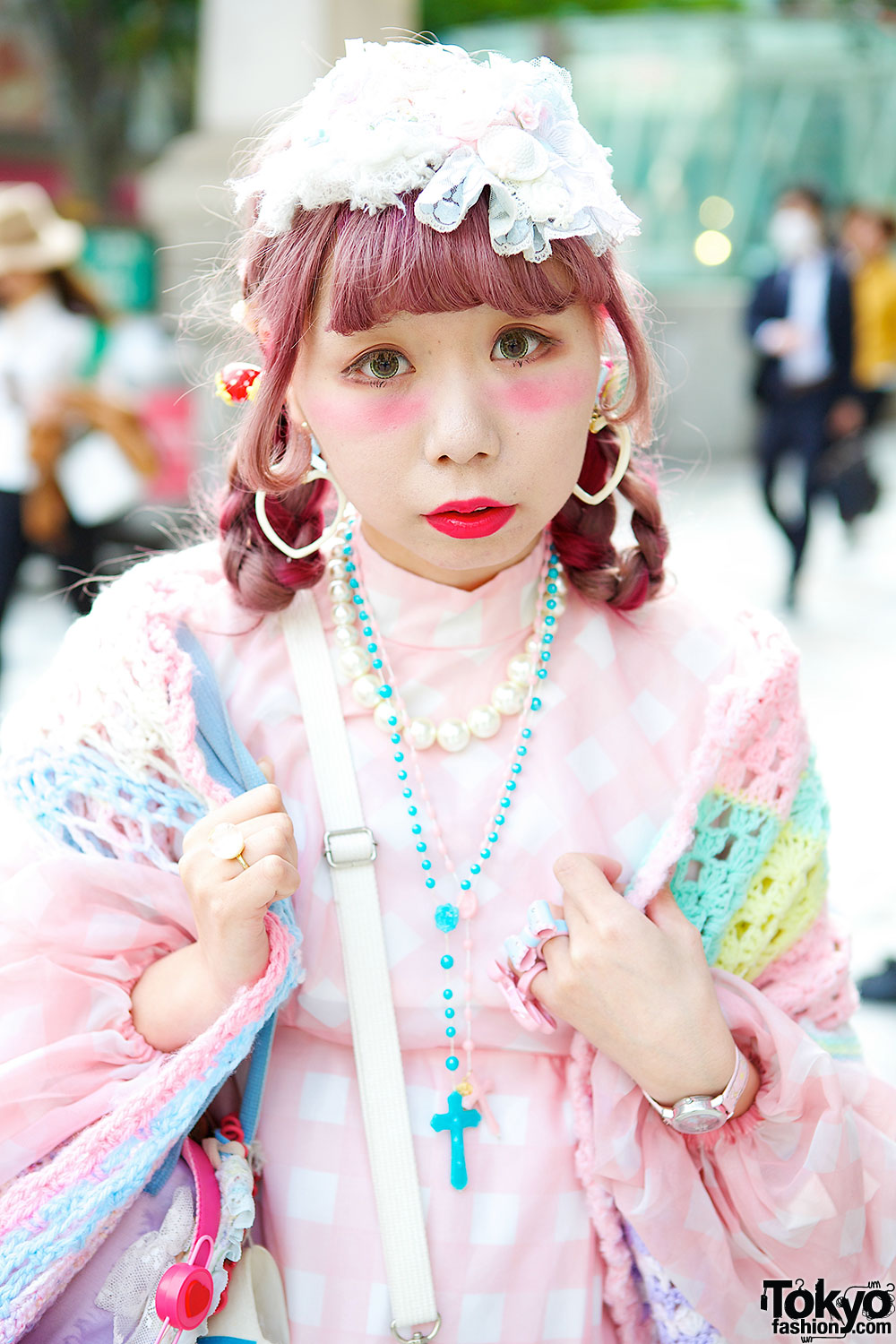 Pastel Harajuku Style W The Virgin Mary Gunifuni