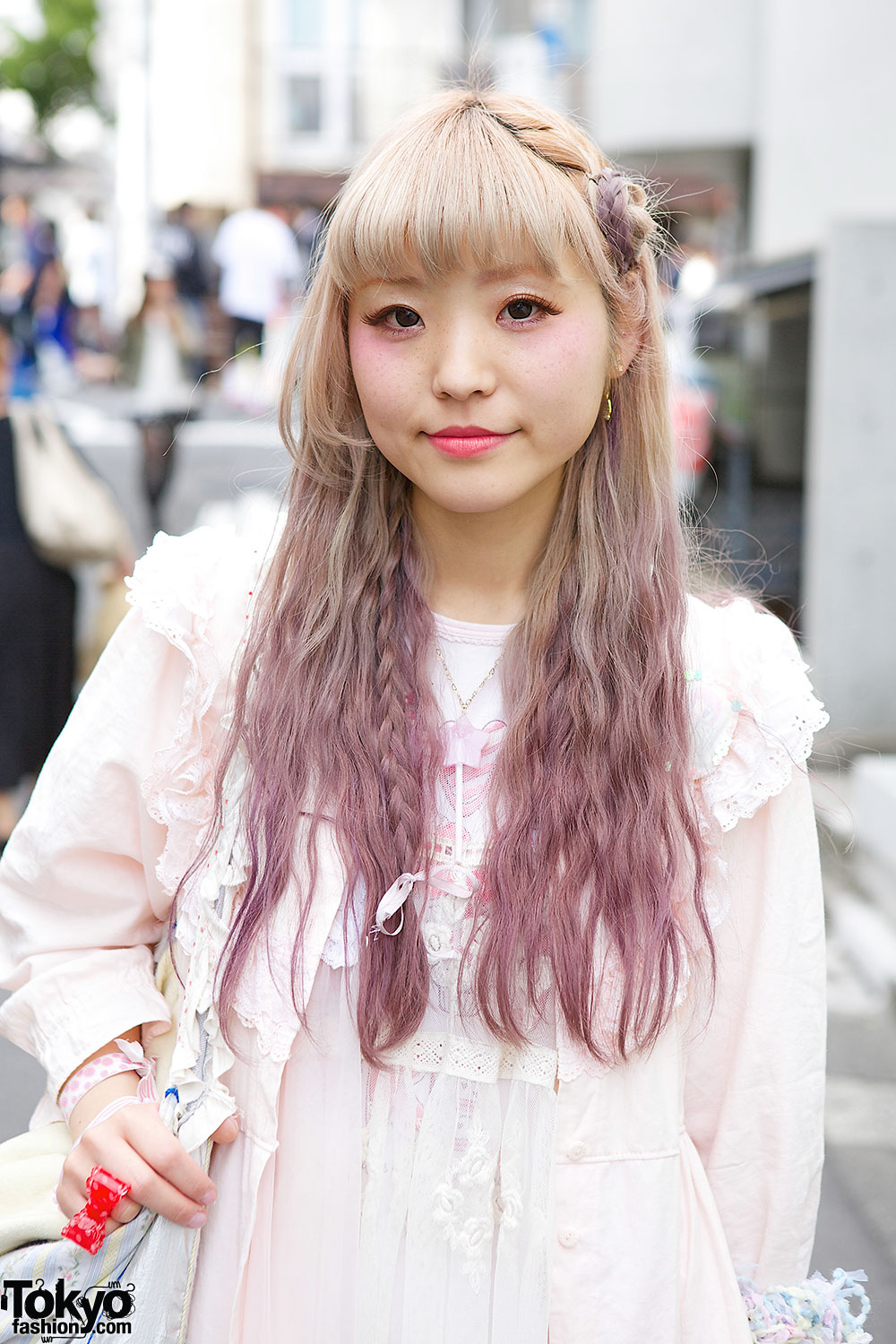 Lilac Hair Pastel Fashion W Nile Perch Tokyo Bopper In