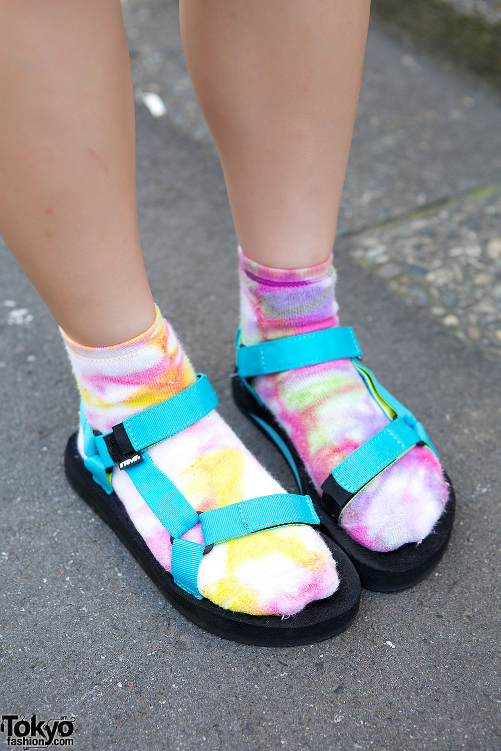 Teva Sandals with Socks