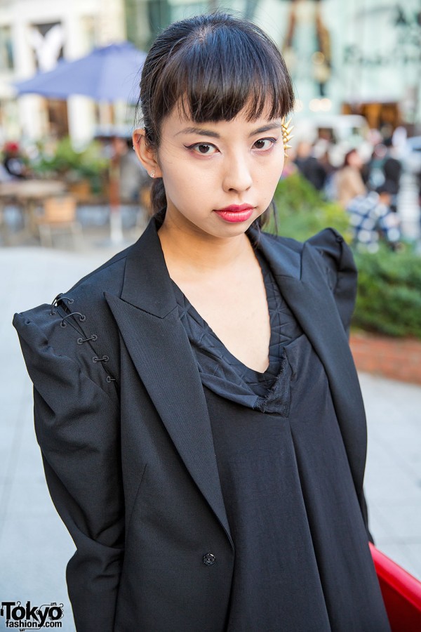 Yohji Yamamoto Blazer With Shoulder Pads