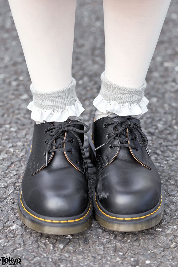 white socks doc martens