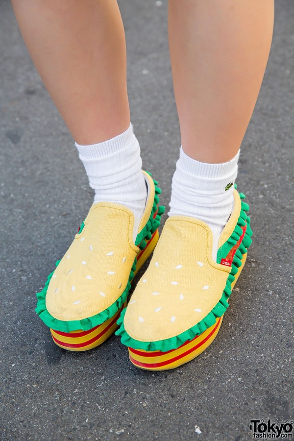 Candy Stripper Burger Shoes