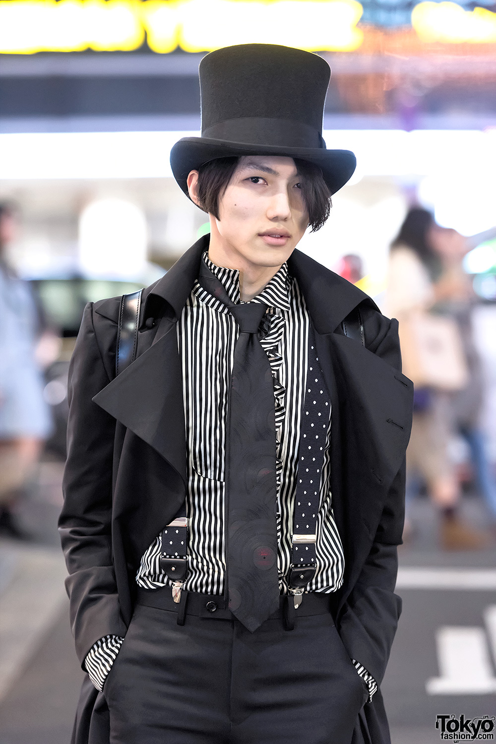 "Neo Classical Goth" Harajuku Style w/ Top Hat, Alice Auaa & Takeo Kikuchi