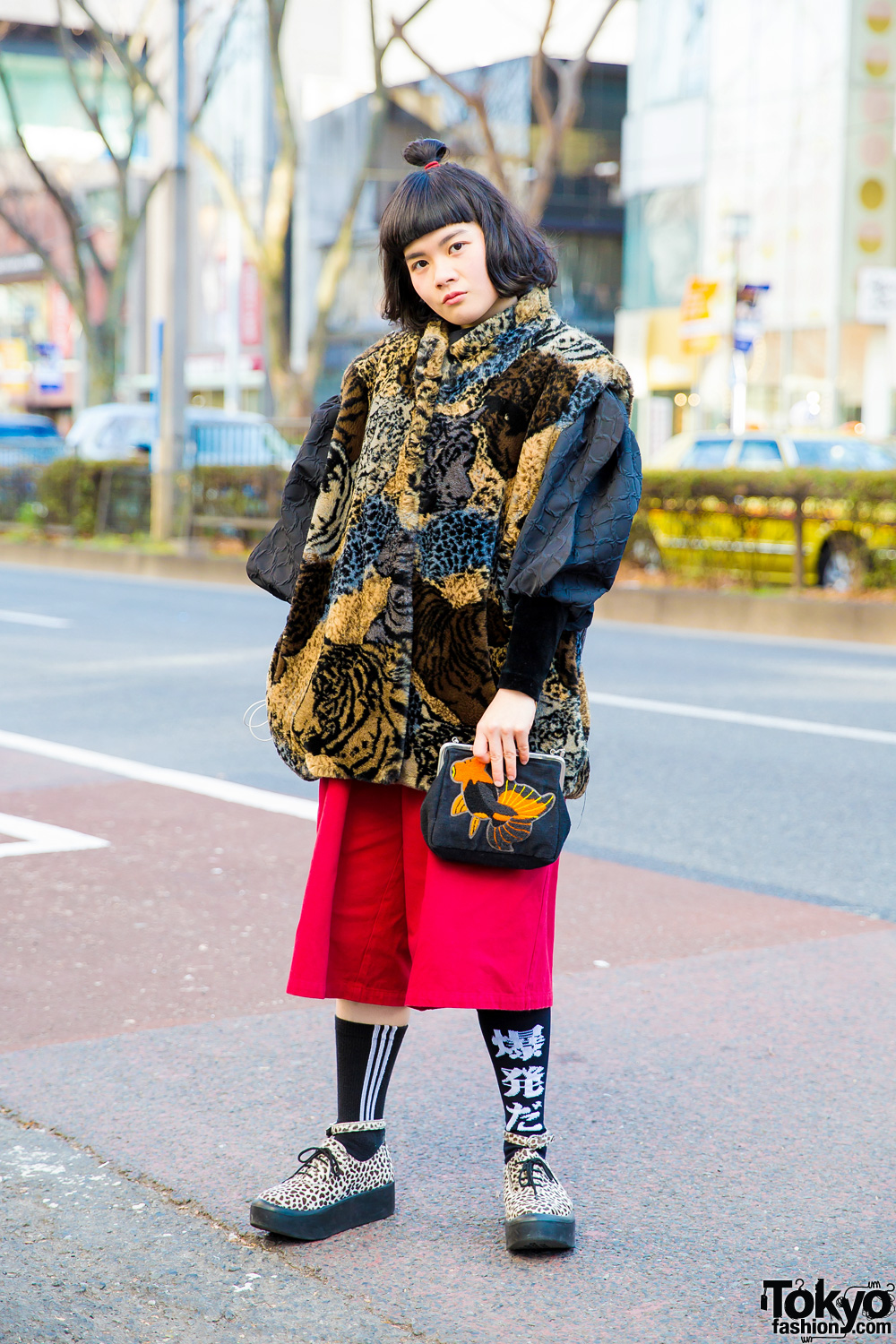 Harajuku Street Fashion w/ Punk Cake Jacket, Haruka Mon Design & Animal Prints