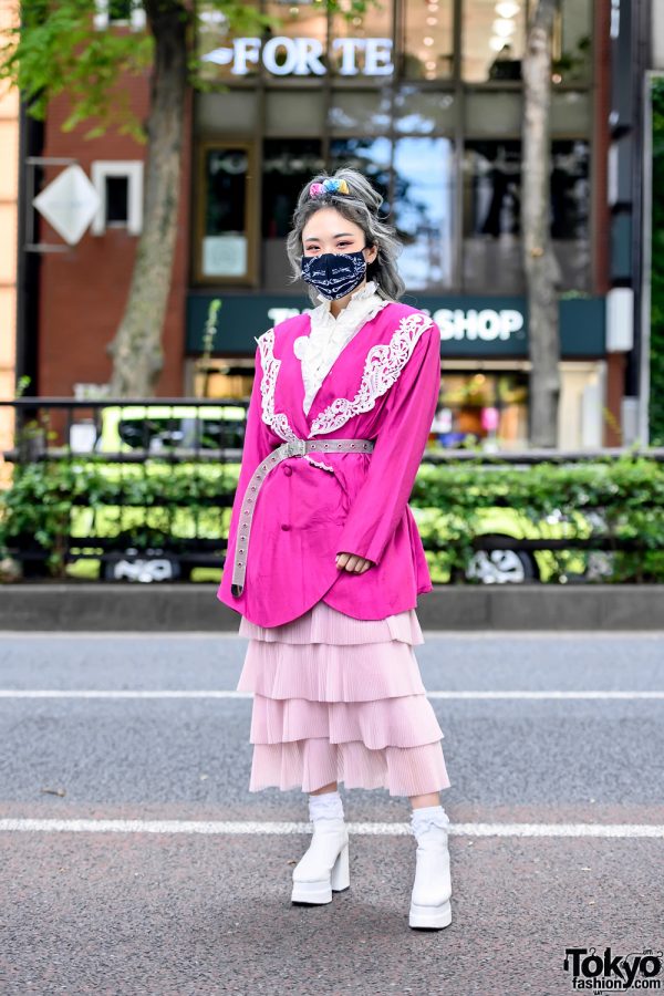 Pink Tokyo Street Style