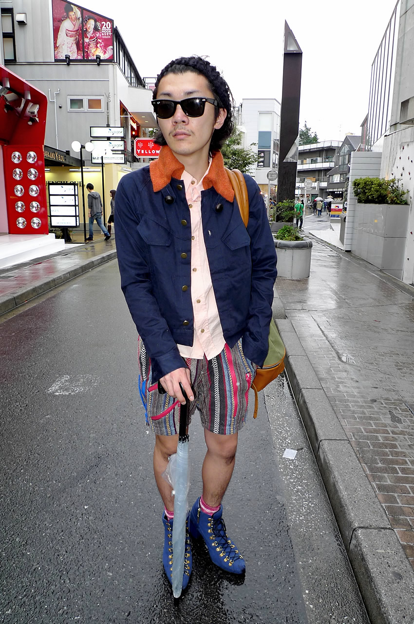 Japanese Guy in Heels \u0026 Shorts