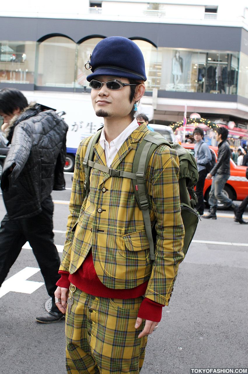 Harajuku Street Style w/ Christopher Nemeth Suit & Hiro Lace-Up