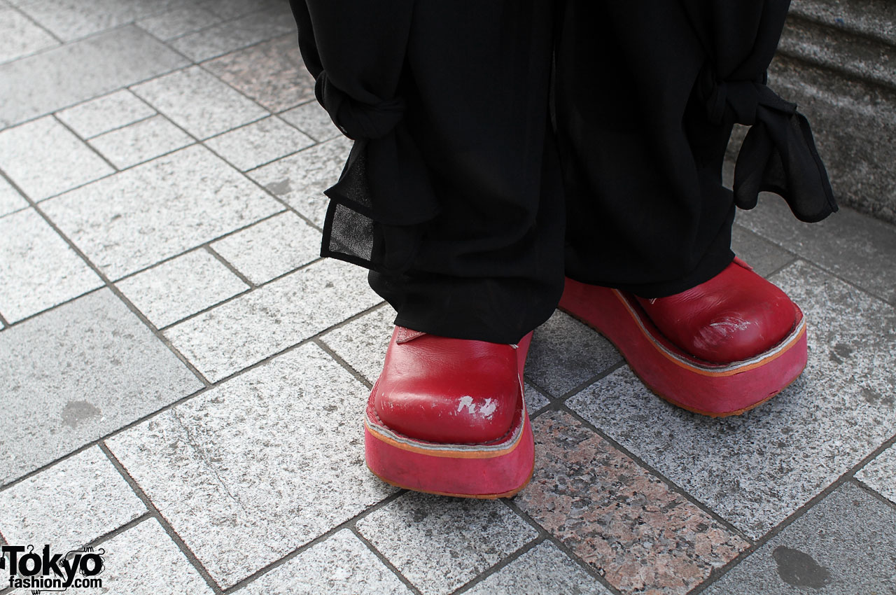 Christopher Nemeth Jacket & Blonde Bob in Harajuku – Tokyo Fashion