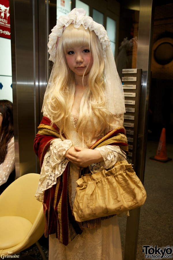 Japanese student Mishio at the Grimoire party.