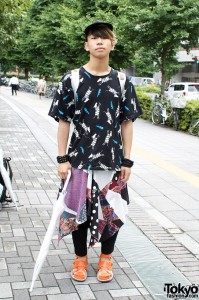 Patchwork Skirt & Undercover Sandals – Tokyo Fashion