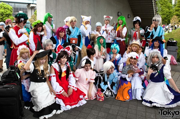 Japanese Cosplay Group Picture