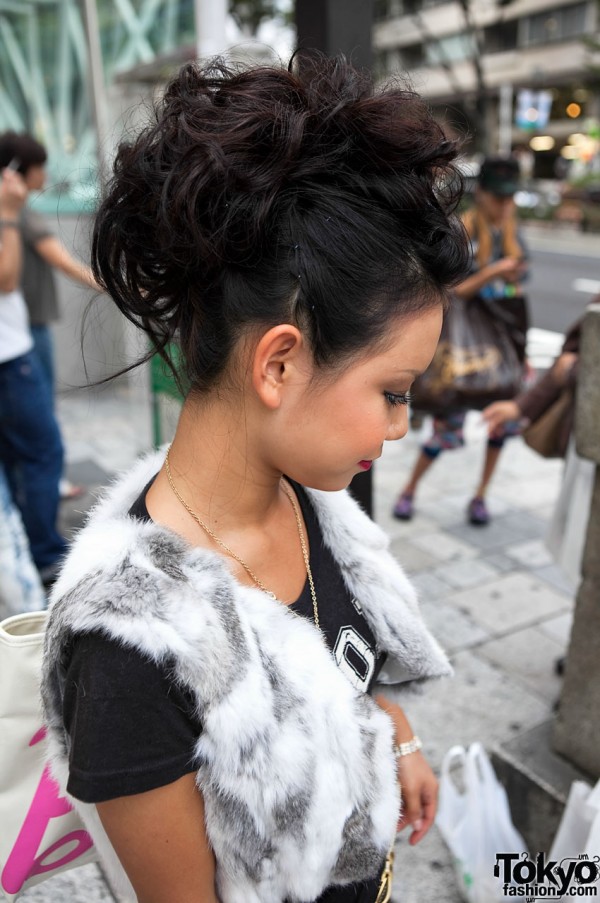Tokyo Fur Boot Street Fashion