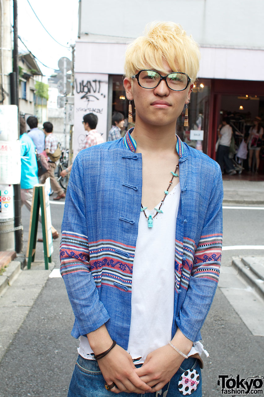 Levis Shorts & Resale Shirt vs. Straw Fedora & Plaid – Tokyo Fashion