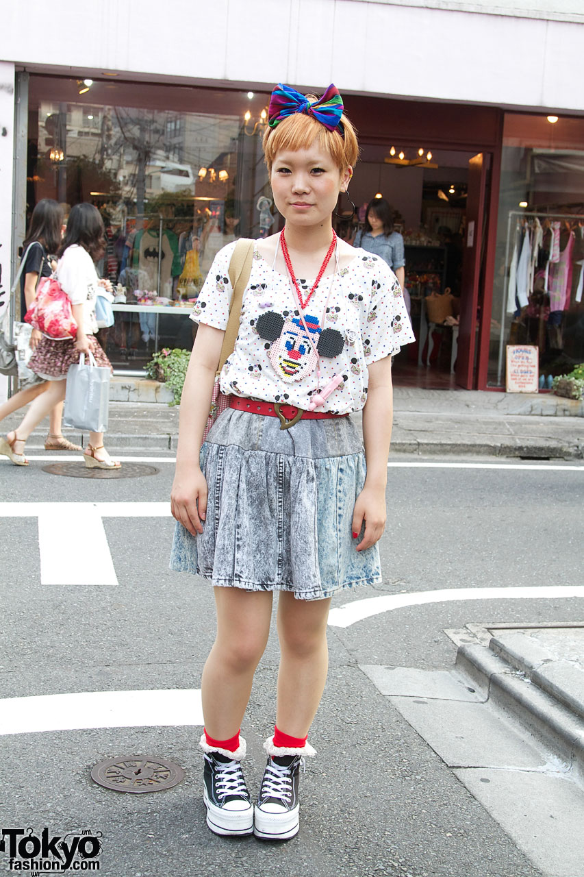 Candy Stripper Clown Top & Panama Boy Skirt – Tokyo Fashion