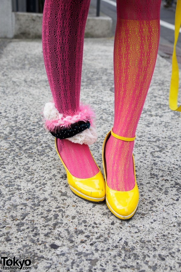 Pink Non-Matching Stockings