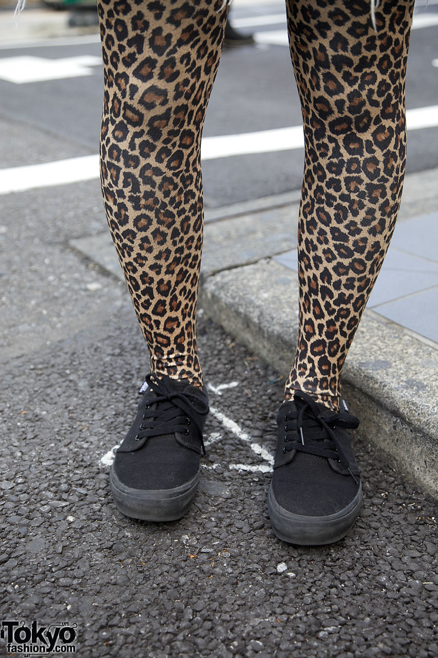 Resale Puma Jacket & Cheetah Tights – Tokyo Fashion