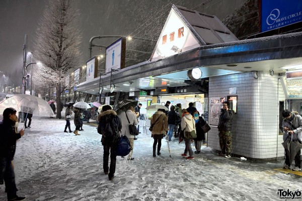 Harajuku Station Snow