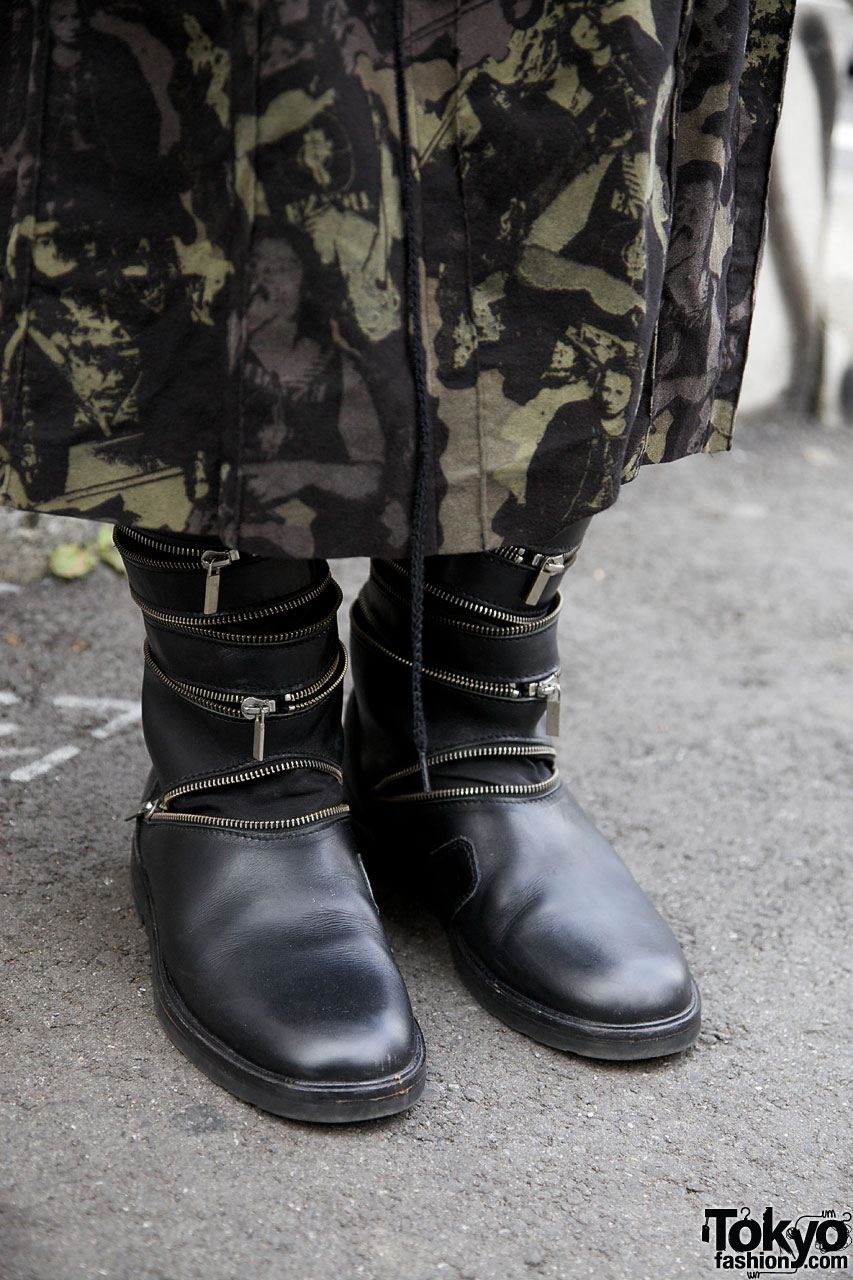 Raf Simons Zipper Boots & Ethnic Bags – Tokyo Fashion