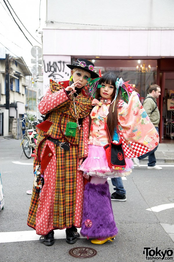 Takuya Angel Kimono-Inspired Street Fashion in Harajuku