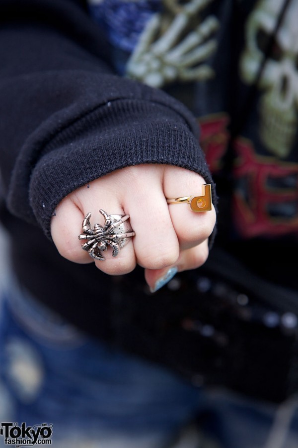 Silver Spider Ring