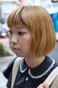 Cute Short Bob Japanese Hairstyle